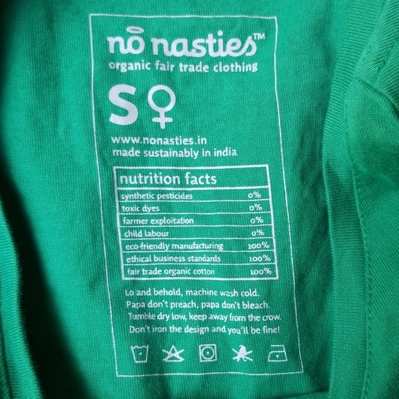 No Nasties Organic Fair Trade Clothing Tiger Tee - Picture 3 of 6